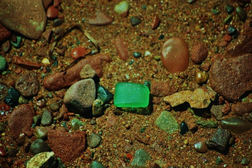 Sea Glass on the Beach