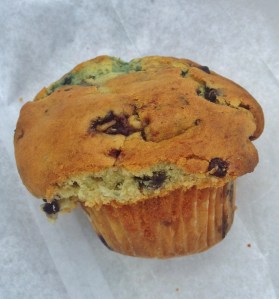 A Pie in the Sky blueberry muffin