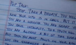 Pep Talk by Mary Beth Volpini