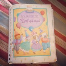 My Book of Birthdays
