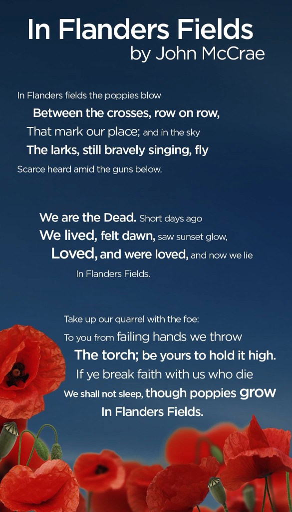 In Flanders Fields by John McCrea