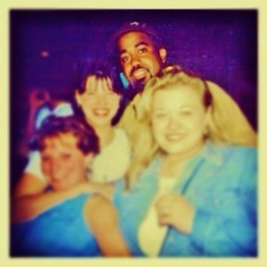 Us with Hootie and the Blowfish's Darius Rucker in Bermuda '95