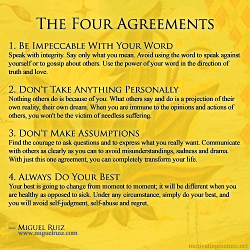 The Four Agreements DMR