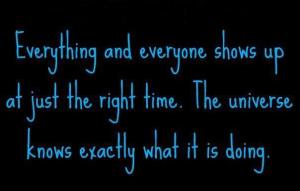 Universe Knows What it is Doing