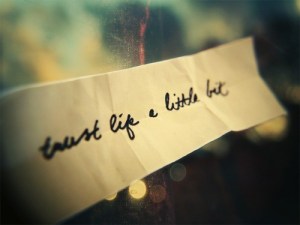 trust life a little bit