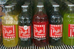 Pop Shoppe bottles